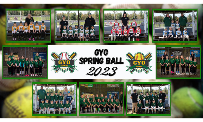 GYO Spring Ball Teams 2023