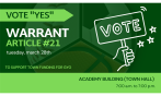 VOTE YES ON TOWN FUNDING FOR GYO
